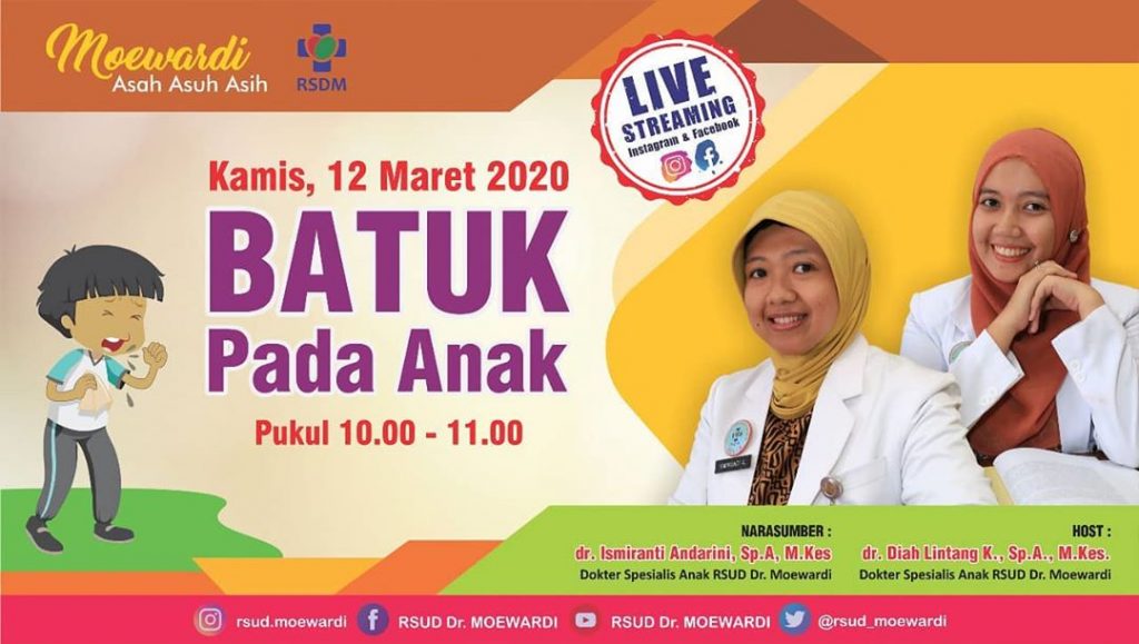 Program Live Streaming Asah Asuh Asih tentang Batuk Pada Anak