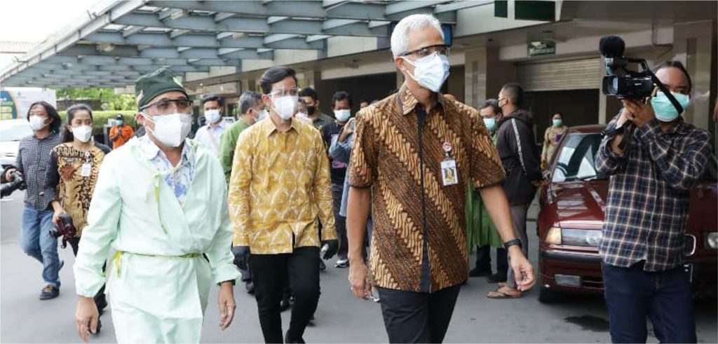 Kunjungan Ganjar Pranowo ke RSUD Dr. Moewardi