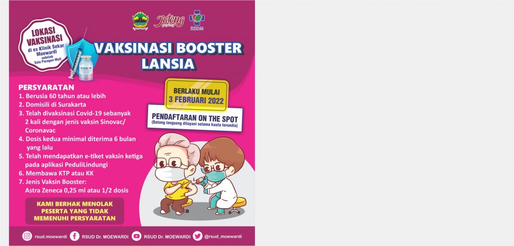 Vaksinasi Booster Lansia