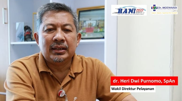 Dukungan Direksi RSUD Dr. Moewardi dalam Hari Anti Narkoba Internasional (HANI Th.2022)