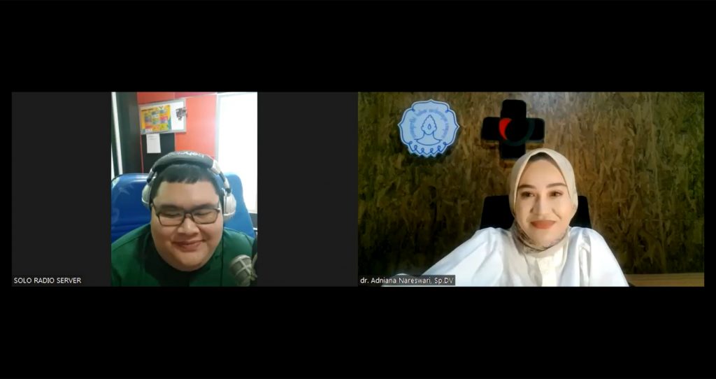 Kegiatan PKRS RSUD Dr. Moewardi bersama Solo Radio dalam Program Holladok “Bopeng Bekas Jerawat dan Penanganannya”