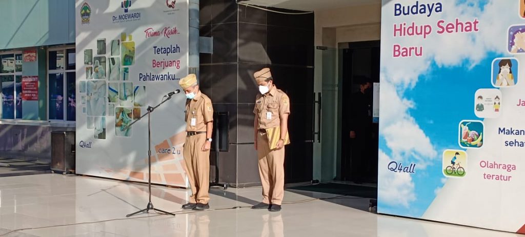 RSUD Dr. Moewardi Laksanakan Upacara Peringatan Hari Bela Negara