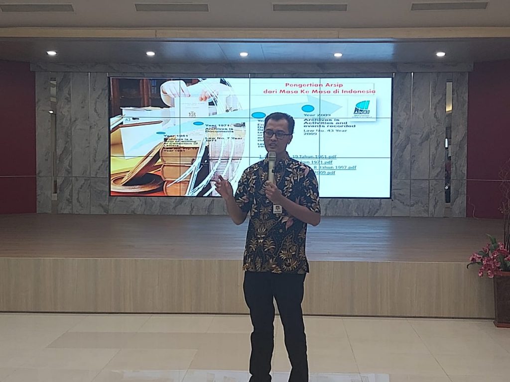 Pelatihan Tata Laksana Kearsipan Bersama Dinas Arpus Provinsi Jawa Tengah