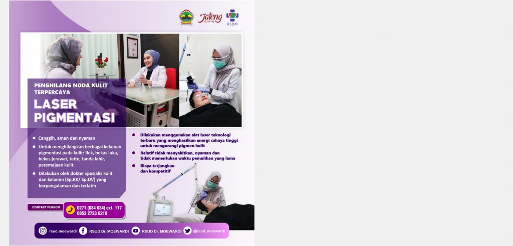 Penghilang Noda Kulit Terpercaya LASER PIGMENTASI