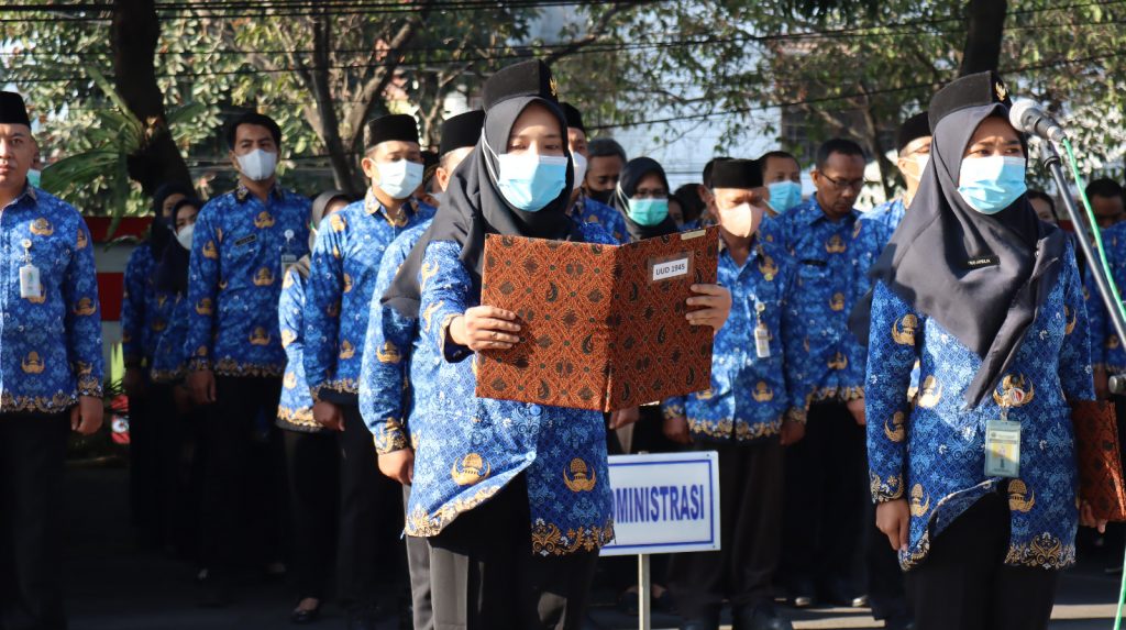 Upacara Peringatan Hari Kesaktian Pancasila di RSUD Dr. Moewardi